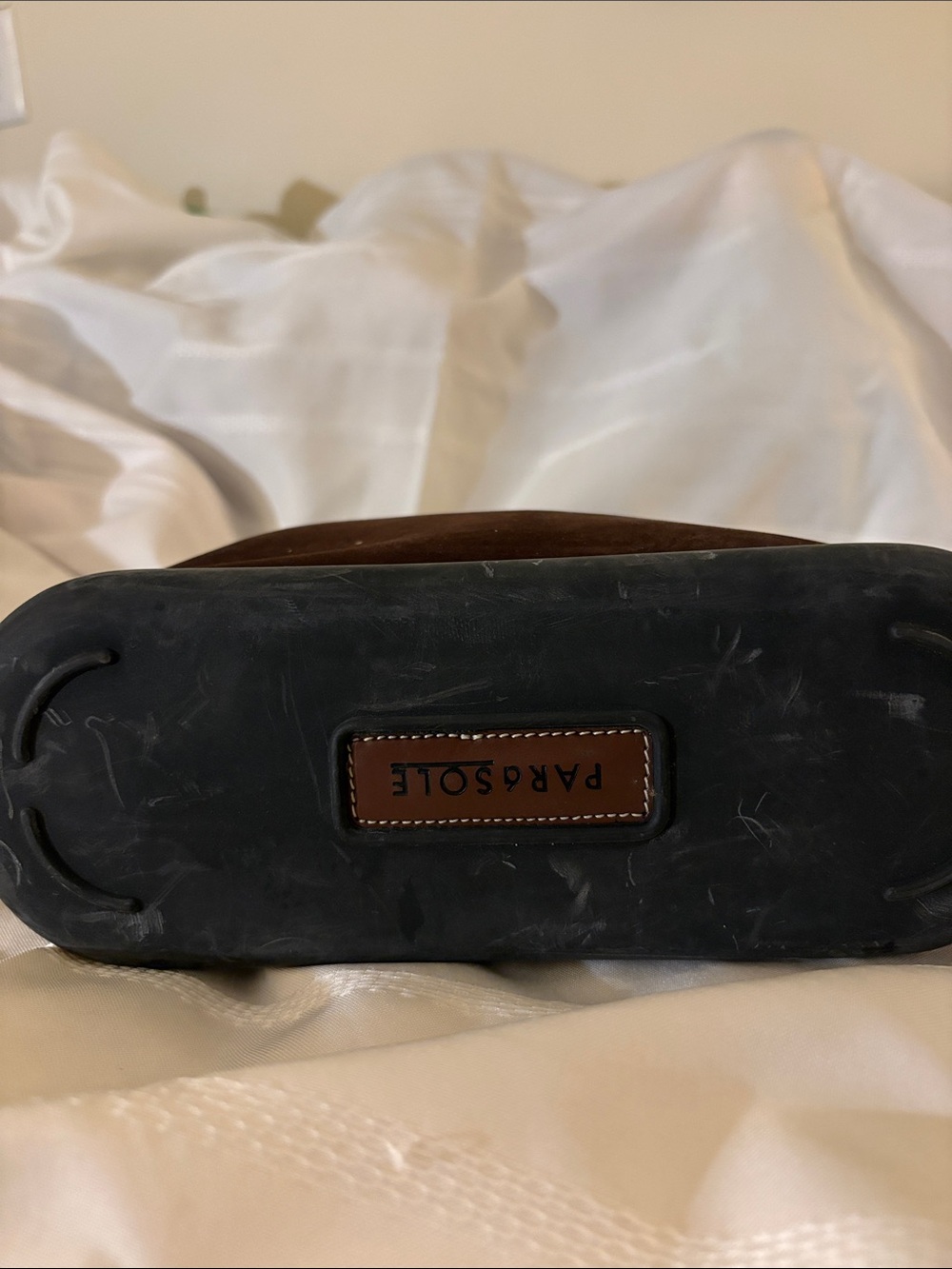 Dooney & Bourke Dark Brown Suede Shoulder Tote - Picture 3 of 7